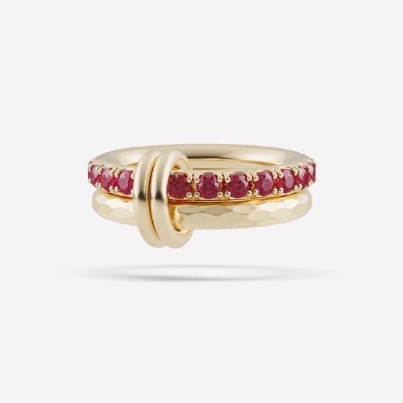 Spinelli Kilcollin Jewelry - Spinelli Kilcollin Vetra Vulcan 18k Yellow Gold Ruby Ring